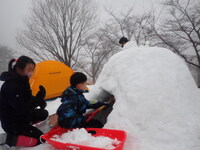 かまくら・雪だるま作り